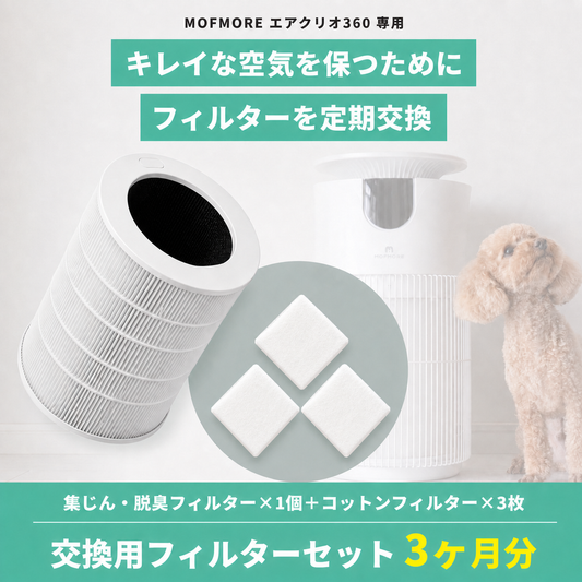 集じん・脱臭フィルター&コットンフィルターセット