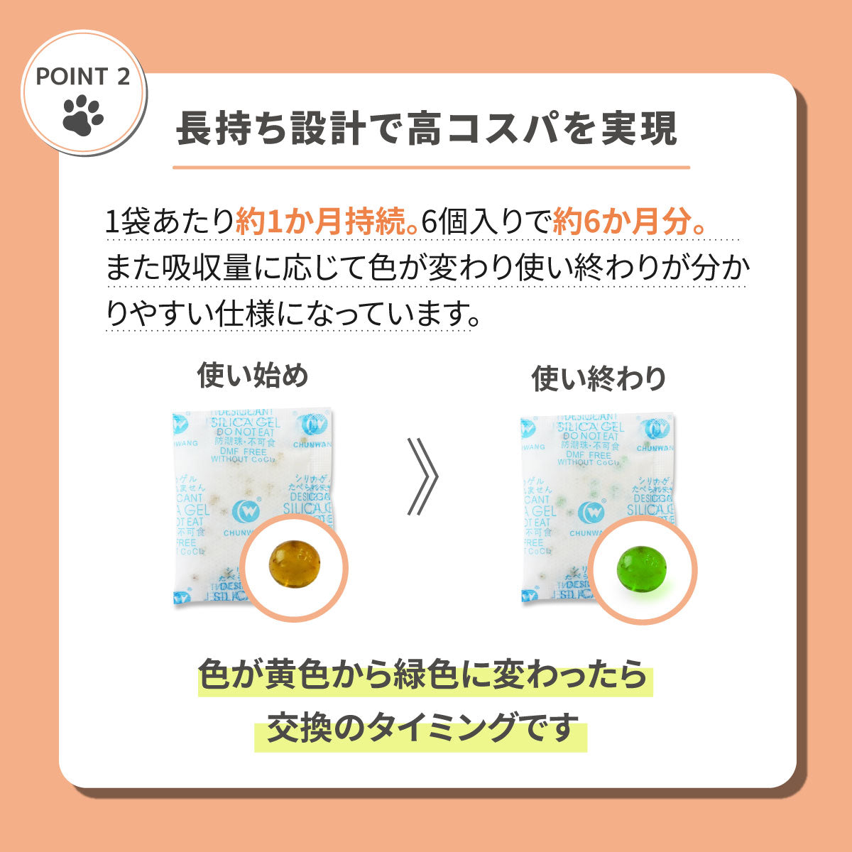 MOFMORE自動給餌器専用乾燥剤