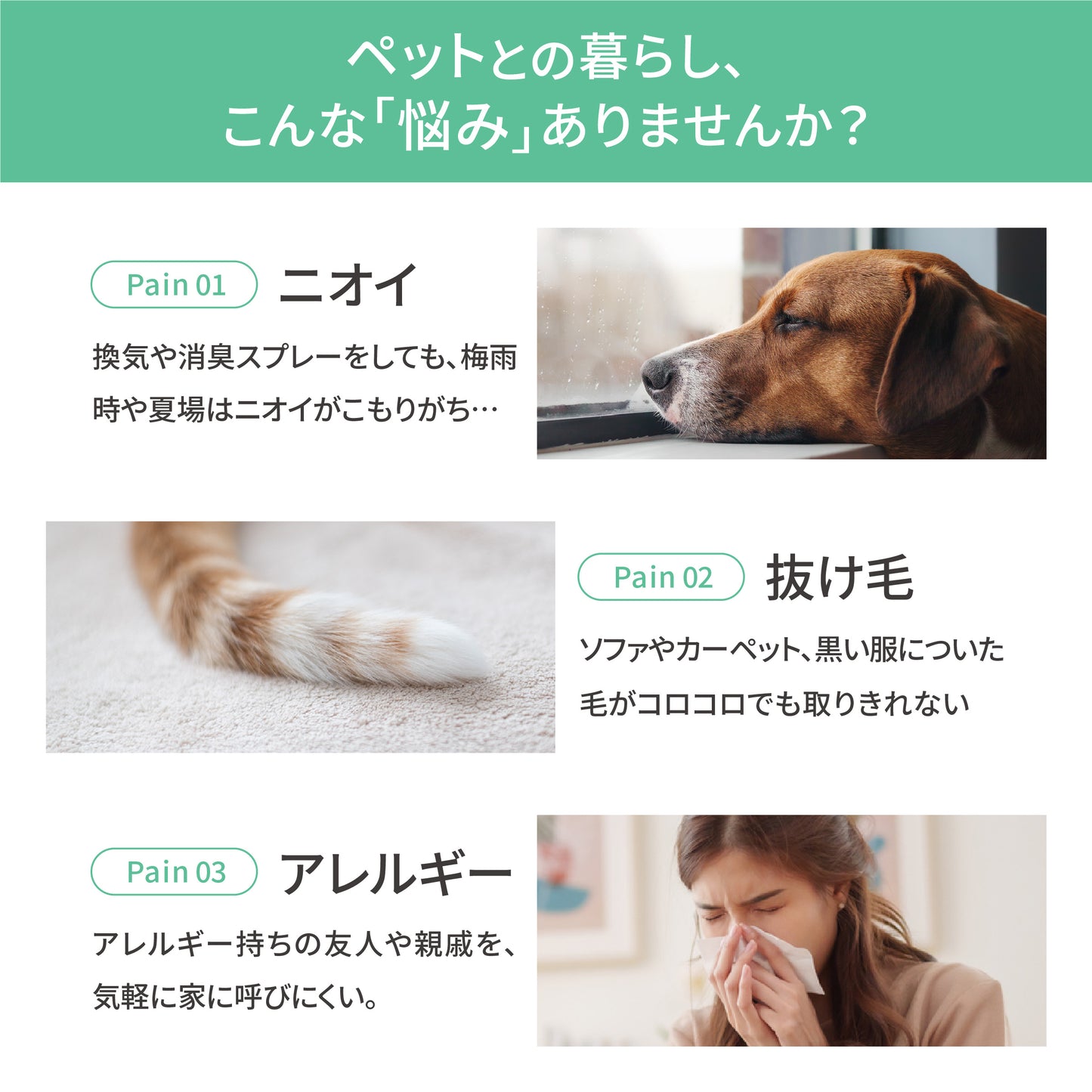 MOFMORE エアクリオ 360 -テーブルにもなるペット用空気清浄機-