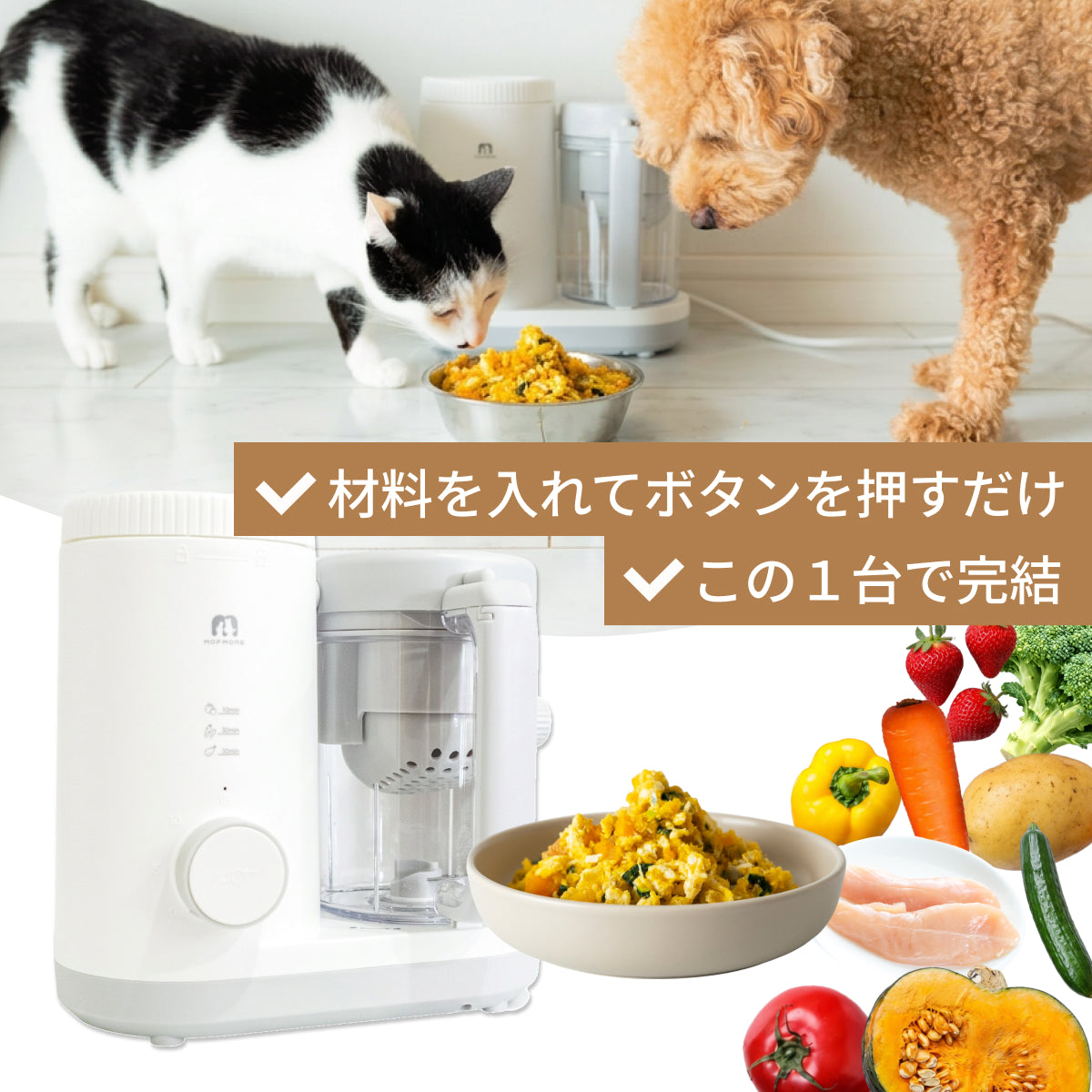 MOFMORE モフシェフ -ペット用フードメーカー-