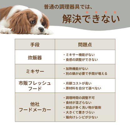 MOFMORE モフシェフ -ペット用フードメーカー-