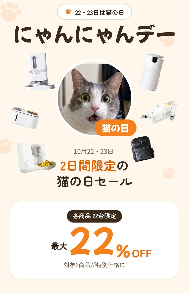 にゃんにゃんデー 猫の日セール